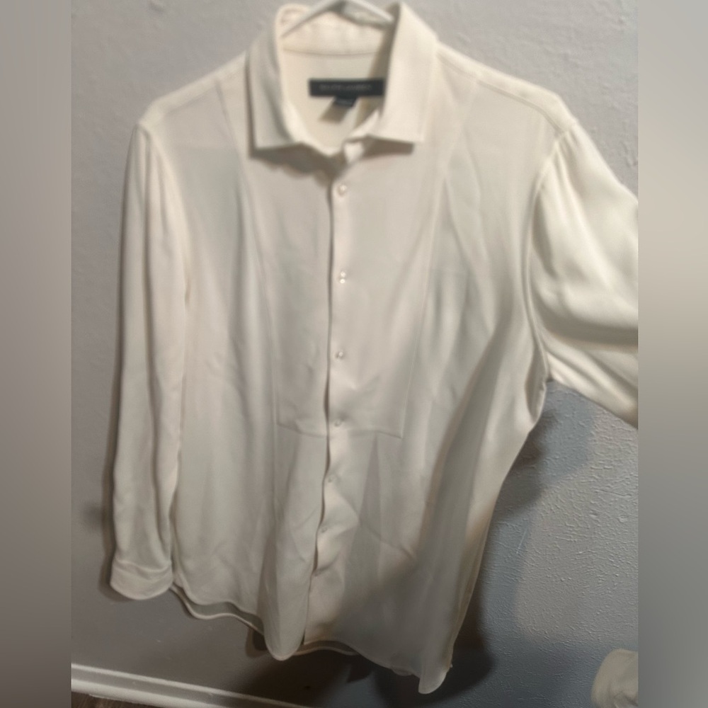 Ralph Lauren Black Label Tunic Blouse White color size 10 - Picture 12 of 13